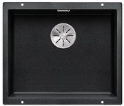 Мойка Blanco SUBLINE 500-U SILGRANIT отводная арматура InFino® антрацит Мойка Blanco SUBLINE 500-U SILGRANIT отводная арматура InFino® антрацит