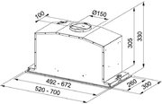 Встраиваемая вытяжка Franke Box Plus FBI 747 XS NP фото 4 в Санкт-Петербурге