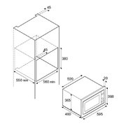 Встраиваемая микроволновая печь Bertazzoni F457PROMWSX фото 4 в Санкт-Петербурге