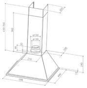 Вытяжка Faber SYNTHESIS HIP X A60 PB фото 2 в Санкт-Петербурге