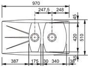 Мойка Franke MIG 651 серебристый фото 3 в Санкт-Петербурге