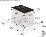 Индукционная варочная панель Brandt BPI6427B фото 3 в Санкт-Петербурге