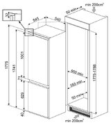 Холодильник Smeg C8175TN2P фото 4 в Санкт-Петербурге