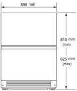 Встраиваемый под столешницу конвертируемый холодильник Signature Kitchen Suite SKSUD2402E фото 3 в Санкт-Петербурге