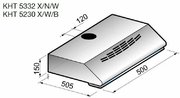 Вытяжка Korting KHT 5230 W фото 2 в Санкт-Петербурге