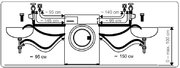 Отдельностоящая стиральная машина с сушкой Korting KWD 58L1496 фото 4 в Санкт-Петербурге