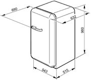 Холодильник Smeg FAB10HLIT фото 3 в Санкт-Петербурге