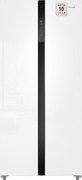 Отдельностоящий холодильник с инвертором Weissgauff WSBS 500 Inverter NoFrost White Glass фото 2 в Санкт-Петербурге