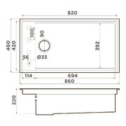 Мойка Omoikiri Kinaru Pro 86-U/I WG Wind Green фото 4 в Санкт-Петербурге