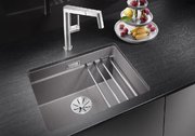 Мойка Blanco Etagon 500-U SILGRANIT вулканический серый клапан-автомат InFino 527258 фото 2 в Санкт-Петербурге