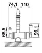 Смеситель Бланко SORA Хром + фильтр для воды BWT-БАРЬЕР EXPERT STANDARD полированная латунь фото 3 в Санкт-Петербурге Смеситель Blanco SORA Хром + фильтр для воды BWT-БАРЬЕР EXPERT STANDARD полированная латунь фото 3 в Санкт-Петербурге