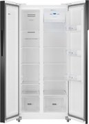 Отдельностоящий холодильник с инвертором Weissgauff WSBS 500 Inverter NoFrost White Glass фото 3 в Санкт-Петербурге