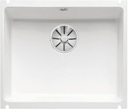 Мойка Бланко SUBLINE 500-U керамика отводная арматура InFino® глянцевый белый фото в Санкт-Петербурге Мойка Blanco SUBLINE 500-U керамика отводная арматура InFino® глянцевый белый фото в Санкт-Петербурге