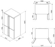 Холодильник Smeg FQ60CPO5 фото 4 в Санкт-Петербурге
