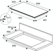 Варочная панель Bertazzoni P604I1B26NV фото 4 в Санкт-Петербурге