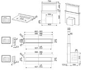 Встраиваемая вытяжка Smeg KDD90CNE фото 4 в Санкт-Петербурге
