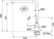 Смеситель Franke Neptune Window хром фото 4 в Санкт-Петербурге