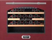 Встраиваемый винный шкаф Lofra ZBRR24M/R CANTINA 24 BURGUNDY CROMO фото в Санкт-Петербурге