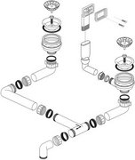 Сифон для кухонной мойки Blanco 214301 фото 2 в Санкт-Петербурге