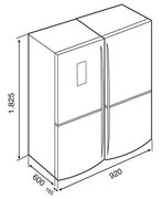 Холодильник Teka NFE 900 X фото 3 в Санкт-Петербурге