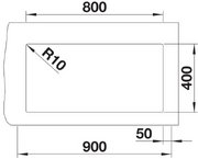 Мойка BLANCO SUBLINE 800-U Silgranit черный фото 4 в Санкт-Петербурге Мойка BLANCO SUBLINE 800-U Silgranit черный фото 4 в Санкт-Петербурге