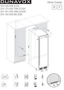 Винный шкаф Dunavox DX-143.468B фото 3 в Санкт-Петербурге