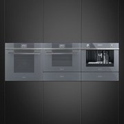 Компактный духовой шкаф с пароваркой Smeg SF4104VCS фото 3 в Санкт-Петербурге