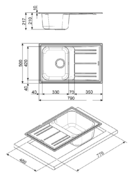 Мойка Smeg LZ791P фото 2 в Санкт-Петербурге