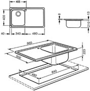 Мойка Смег LLR861 фото 2 в Санкт-Петербурге Мойка Smeg LLR861 фото 2 в Санкт-Петербурге