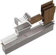 Встраиваемая сушка для посуды Омойкири DRY-01 GM 4999107 фото 2 в Санкт-Петербурге Встраиваемая сушка для посуды Omoikiri DRY-01 GM 4999107 фото 2 в Санкт-Петербурге
