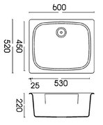 Мойка Smeg LSE60RA фото 2 в Санкт-Петербурге
