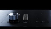 Варочная панель с вытяжкой Kuppersbusch KMI 8590.0 SR Stainless Steel фото 2 в Санкт-Петербурге