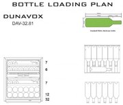 Винный шкаф Dunavox DAV-32.81DW.TO фото 4 в Санкт-Петербурге