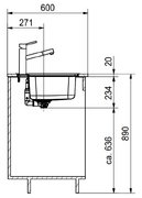 Мойка Франке BCX 610-42 TL сталь фото 4 в Санкт-Петербурге Мойка Franke BCX 610-42 TL сталь фото 4 в Санкт-Петербурге