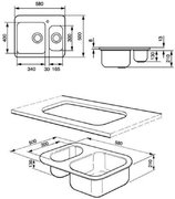 Мойка Смег SRO3416 фото 3 в Санкт-Петербурге Мойка Smeg SRO3416 фото 3 в Санкт-Петербурге
