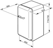Мини-бар Smeg FAB5LR1 фото 4 в Санкт-Петербурге