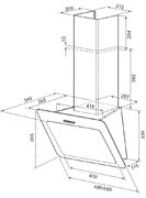 Вытяжка Krona Liva 500 black PB фото 2 в Санкт-Петербурге