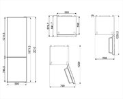 Холодильник Smeg FC202PXN Холодильник Smeg FC202PXN
