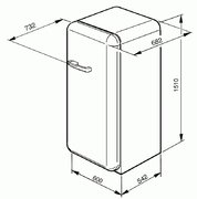 Холодильник Smeg FAB10HRIT фото 3 в Санкт-Петербурге