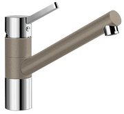 Смеситель Бланко Tivo chrome/Silgranit серый беж фото в Санкт-Петербурге Смеситель Blanco Tivo chrome/Silgranit серый беж фото в Санкт-Петербурге