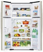 Холодильник Hitachi R-W722FPU1X GBK черное стекло фото 2 в Санкт-Петербурге