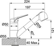 Смеситель Франке 740 хром фото 3 в Санкт-Петербурге Смеситель Franke 740 хром фото 3 в Санкт-Петербурге