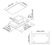 Встраиваемая вытяжка Smeg KSCB120XE фото 3 в Санкт-Петербурге