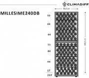 Винный шкаф CLIMADIFF MILLESIME240DB фото 2 в Санкт-Петербурге
