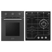 KRONA (духовой шкаф STRETTO 45 BL + варочная панель CORNIOLA 45 BL)