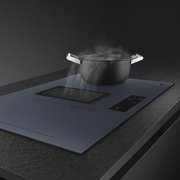 Индукционная варочная панель со встроенной вытяжкой Smeg HOBD182DG фото 4 в Санкт-Петербурге