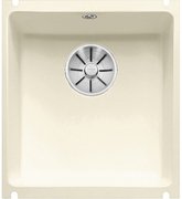 Мойка Blanco SUBLINE 375-U керамика отводная арматура InFino® глянцевая магнолия фото в Санкт-Петербурге