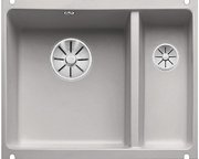 Мойка Бланко SUBLINE 350/150-U керамика отводная арматура InFino® серый алюминий фото в Санкт-Петербурге Мойка Blanco SUBLINE 350/150-U керамика отводная арматура InFino® серый алюминий фото в Санкт-Петербурге