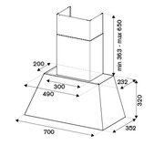Вытяжка настенная Bertazzoni KR70HER1NDA фото 2 в Санкт-Петербурге