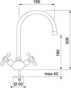 Смеситель Франке Ambra Alto фото 2 в Санкт-Петербурге Смеситель Franke Ambra Alto фото 2 в Санкт-Петербурге